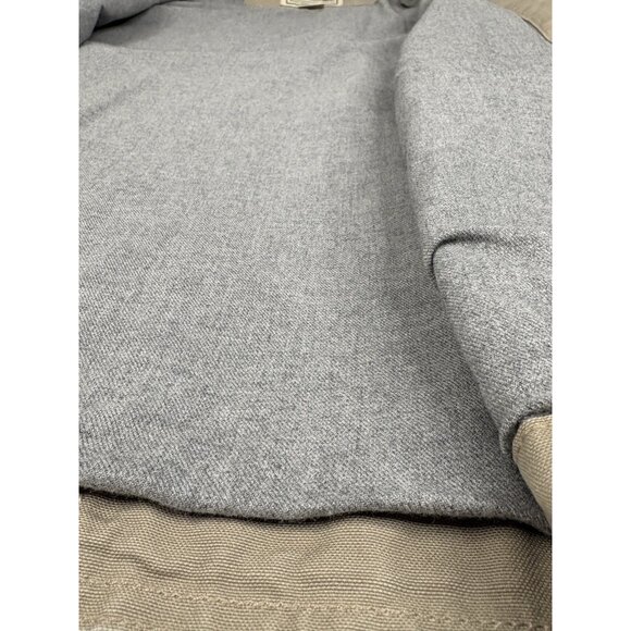 LL Bean Lined Barn Coat Mens XXL REG Beige Chore Corduroy Collar Khaki *Read* - Picture 8 of 16